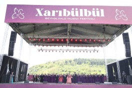 В городе Шуша проходит IX Международный музыкальный фестиваль «Харыбюльбюль»