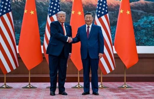 Президент США Дональд Трамп, председатель КНР Си Цзиньпин