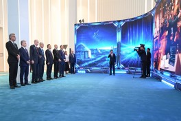 Лидеры ОТГ приняли участие в церемонии закладки фундамента Центра тюркской цивилизации
