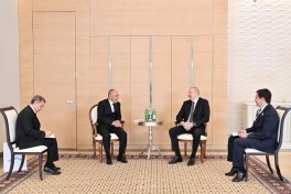 Президент Ильхам Алиев принял председателя Госкомитета по строительству города Аркадаг Туркменистана-ОБНОВЛЕНО 