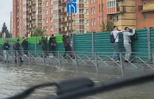 Ливни в Москве привели к подтоплениям-ВИДЕО 