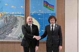 Состоялась встреча Президента Ильхама Алиева с Премьер-министром Грузии