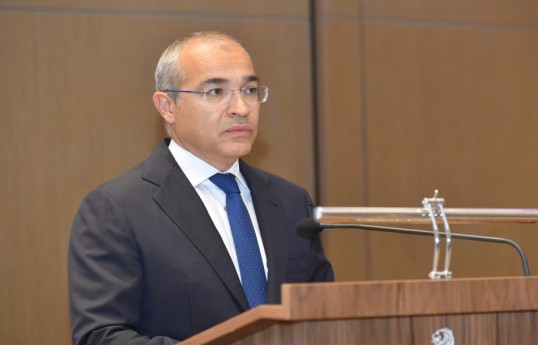 министр экономики Азербайджана Микаил Джаббаров