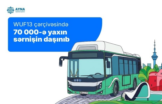 AYNA: В рамках WUF13 было перевезено около 70 тысяч пассажиров