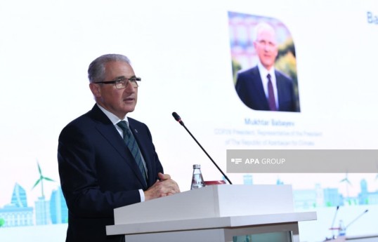 представитель Президента Азербайджана по вопросам климата Мухтар Бабаев