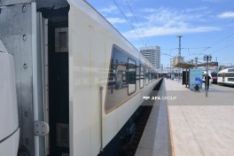 Вместимость пассажирского поезда Баку–Тбилиси составляет 118 человек-ФОТО 