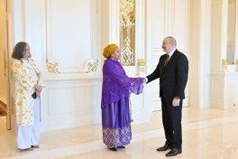 Президент Ильхам Алиев принял заместителя генсека ООН