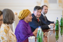 Президент Ильхам Алиев принял заместителя генсека ООН