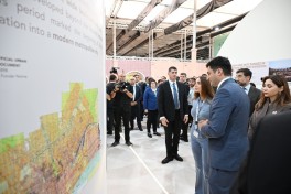 Лейла Алиева и Арзу Алиева ознакомились с выставкой Urban Expo-ФОТО 