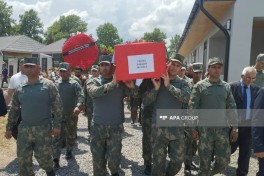 Останки пропавшего без вести шехида Первой Карабахской войны Рашадата Пириева преданы земле в Бардинском районе -ФОТО-ОБНОВЛЕНО 
