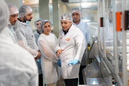 Представители СМИ ознакомились с фабрикой «Ulduz», продвигающей бренд “Made in Azerbaijan” в мире-ФОТО 
