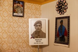 Лейла Алиева и Арзу Алиева посетили в Лянкяране семью шехида
