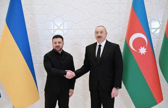 Президент Украины Владимир Зеленский, Президент Азербайджана Ильхам Алиев