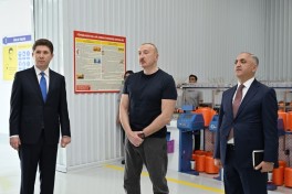 В Ханкенди состоялось открытие предприятия по производству рабочих перчаток