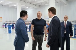 В Ханкенди состоялось открытие предприятия по производству рабочих перчаток