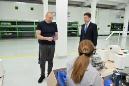 В Ханкенди состоялось открытие предприятия по производству рабочих перчаток