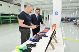 В Ханкенди состоялось открытие предприятия по производству рабочих перчаток