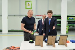 В Ханкенди состоялось открытие предприятия по производству рабочих перчаток