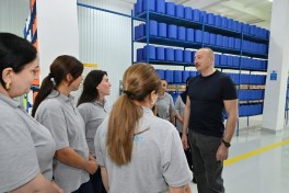 В Ханкенди состоялось открытие предприятия по производству рабочих перчаток