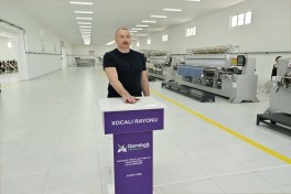В городе Ходжалы сдано в эксплуатацию ООО «Карабахский текстильный дом» -ФОТО 