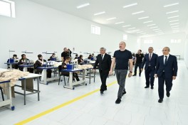 В городе Ходжалы сдано в эксплуатацию ООО «Карабахский текстильный дом» -ФОТО 