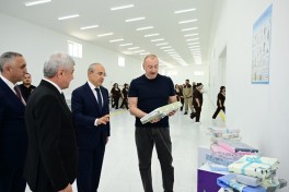 В городе Ходжалы сдано в эксплуатацию ООО «Карабахский текстильный дом» -ФОТО 