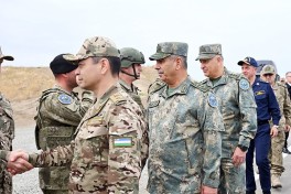 В Ходжавенде проходит «День высокопоставленного наблюдателя» совместных военных учений Азербайджана, Турции и Узбекистана-ВИДЕО 