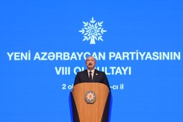 Проходит VIII съезд партии «Ени Азербайджан», выступил Президент-ОБНОВЛЕНО-1 