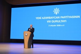 Проходит VIII съезд партии «Ени Азербайджан», выступил Президент-ОБНОВЛЕНО-1 