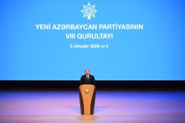 Состоялся VIII съезд партии «Ени Азербайджан»-ОБНОВЛЕНО-2 