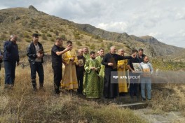 Представители Албано-Удинской религиозной общины посетили монастырь Агоглан в Лачине-ФОТО 