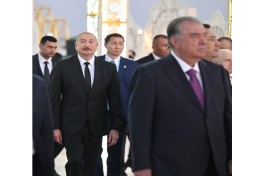Президент Ильхам Алиев ознакомился с Фестивалем национальных блюд стран-участниц СНГ и принял участие в официальном приеме-ФОТО 