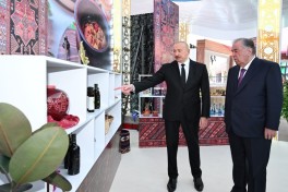 Президент Ильхам Алиев ознакомился с Фестивалем национальных блюд стран-участниц СНГ и принял участие в официальном приеме-ФОТО 