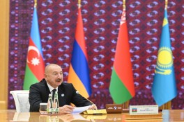 Президент Ильхам Алиев принял участие в заседании Совета глав государств СНГ в узком составе-ОБНОВЛЕНО-2 -ФОТО 