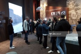 Участники IV Международной конференции по пропавшим без вести лицам посетили Мемориальный комплекс Ходжалинского геноцида -ФОТО 