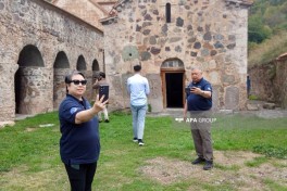 Международные путешественники посетили монастырский комплекс Худавенг -ФОТО 