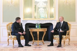 Президент Ильхам Алиев принял Рамзана Кадырова