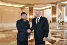 Президент Ильхам Алиев принял Рамзана Кадырова
