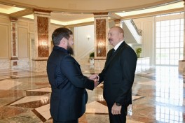 Президент Ильхам Алиев принял Рамзана Кадырова