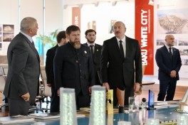Президент Ильхам Алиев и Рамзан Кадыров побывали в «Белом городе Баку»