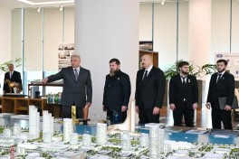 Президент Ильхам Алиев и Рамзан Кадыров побывали в «Белом городе Баку»