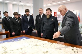 Президент Ильхам Алиев и Рамзан Кадыров побывали в «Белом городе Баку»