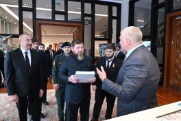 Президент Ильхам Алиев и Рамзан Кадыров побывали в «Белом городе Баку»