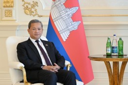 Состоялась встреча Президента Азербайджана Ильхама Алиева с премьер-министром Камбоджи в узком составе