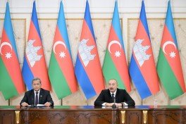 Президент Ильхам Алиев и премьер-министр Камбоджи выступили с заявлениями для прессы -ОБНОВЛЕНО-1 