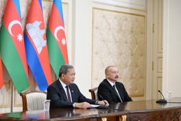 Президент Ильхам Алиев и премьер-министр Камбоджи выступили с заявлениями для прессы -ОБНОВЛЕНО-1 