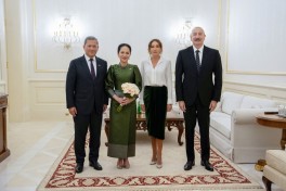От имени Президента Ильхама Алиева дан официальный обед в честь премьер-министра Камбоджи