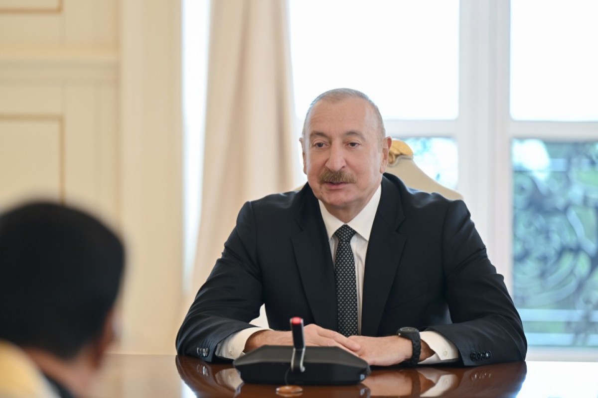 Президент Ильхам Алиев