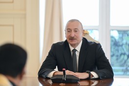 Состоялась встреча Президента Ильхама Алиева с Президентом Лаоса в расширенном составе-ФОТО 