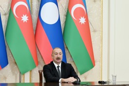 Президенты Азербайджана и Лаоса выступили с заявлениями для прессы-ОБНОВЛЕНО 